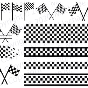 Racing Flagge SVG, Bundle SVG, Finish Flaggen SVG, digitaler Download, Rennwagen Flagge svg, Sofort Download, Startflags svg, Racing ClipArt, svg
