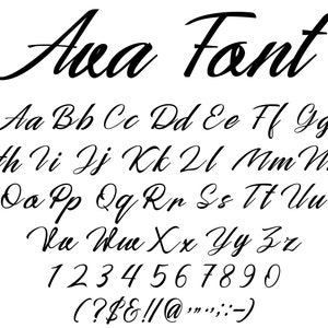 Ava Font SVG, Handwritten Font SVG, Cursive Font SVG, Handwritten, Digital Download, Font Bundle, Anniversary Font Svg, Script Font Svg/ttf