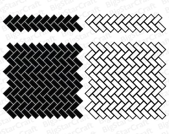 Herringbone Pattern SVG PNG: Seamless Geometric Background (Digital Download)