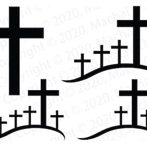 Calvary Crosses SVG, Bundle SVG, Cross SVG, Digital Download, Calvary Svg, Instant Download, Cross Silhouette, Calvary Crosses Cricut, Svg