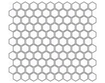 Honeycomb 3D Pattern SVG PNG – Geometric Hexagon Design for Cricut Crafts, Wall Art, Laser Cutting, T-Shirts, Digital Download