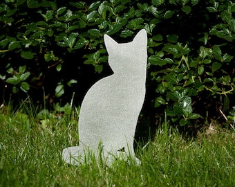 Stainless Steel Cat Lawn Ornament, Cat Memorial Gifts, Gift for Cat Lover, Kitten Memorial, Kitten Gifts, Plant Pot Decoration, Garden Gifts