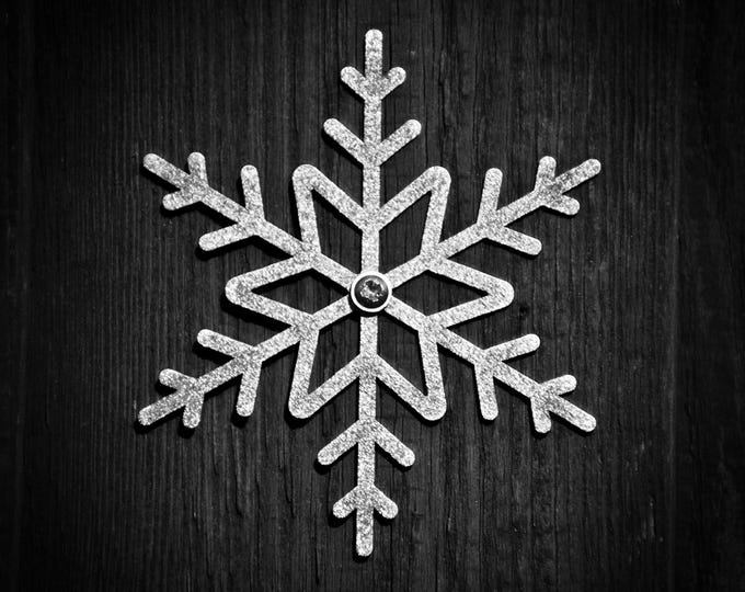 Stainless Steel Snowflake Wall Art, Fence Decoration, Christmas Garden Wall Art, Christmas Decoration for Home or garden, Garden Gifts in UK