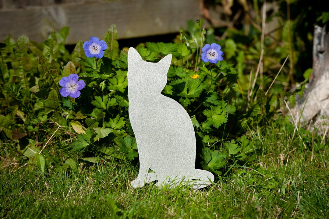 Stainless Steel Cat Lawn Ornament Cat Memorial Gift Gift for Etsy