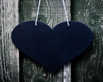 Black Heart Metal Garden Outdoor or Indoor Wall Art, Anniversary Gift, Fence Decoration, Pergola Decoration Garden Gifts, I Love You Gift