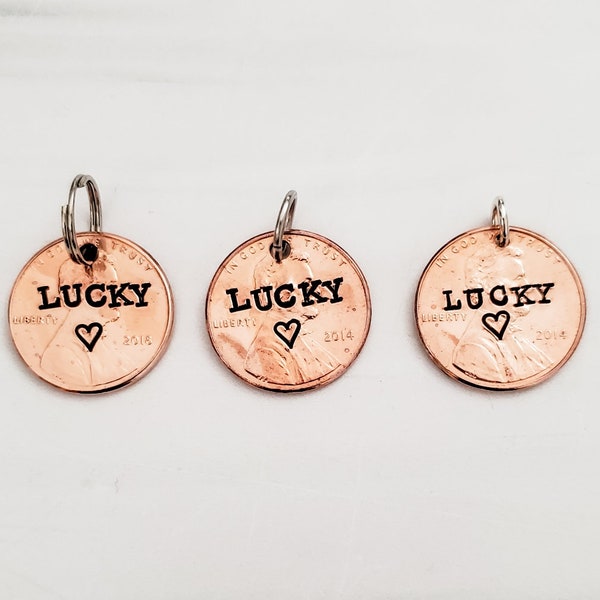 Lucky Penny Jewelry Supply - Crafting Supply For Jewelry Making - Penny Charm for Keychains - Lucky Penny Art Supply for Crafts - Wholesale