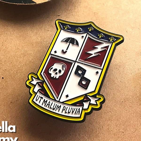 The Umbrella Academy Enamel Pin  •  School Badge