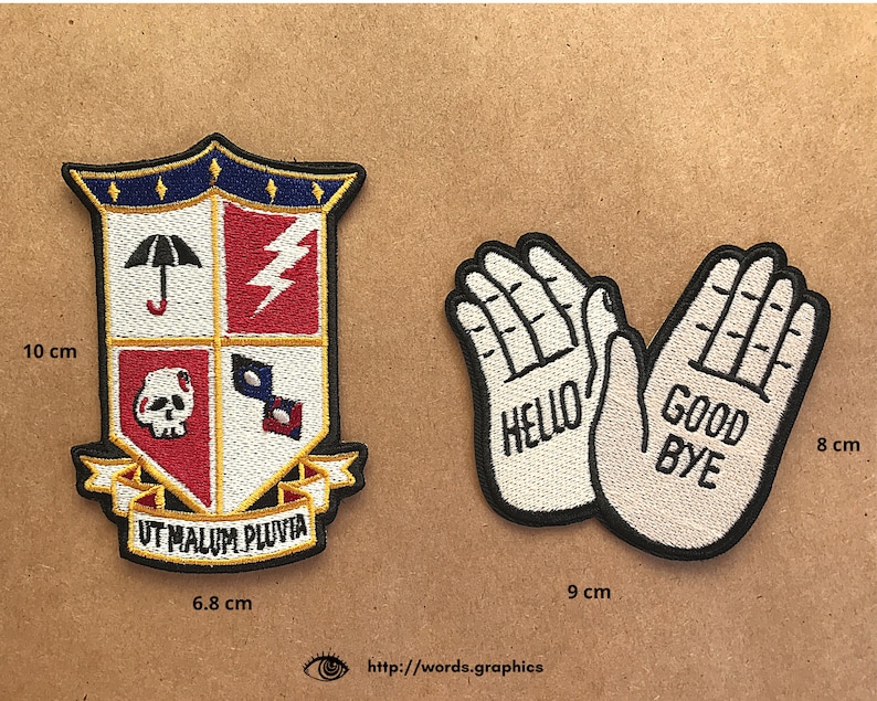 Klaus Hargreeves Hello GoodBye Iron On Embroidered Patch Number Five