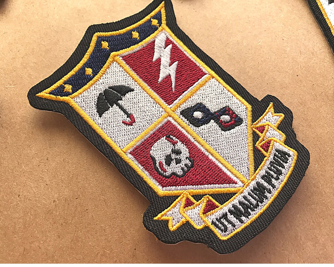 The Umbrella Academy School Badge Embroidered Patch Iron On Etsy