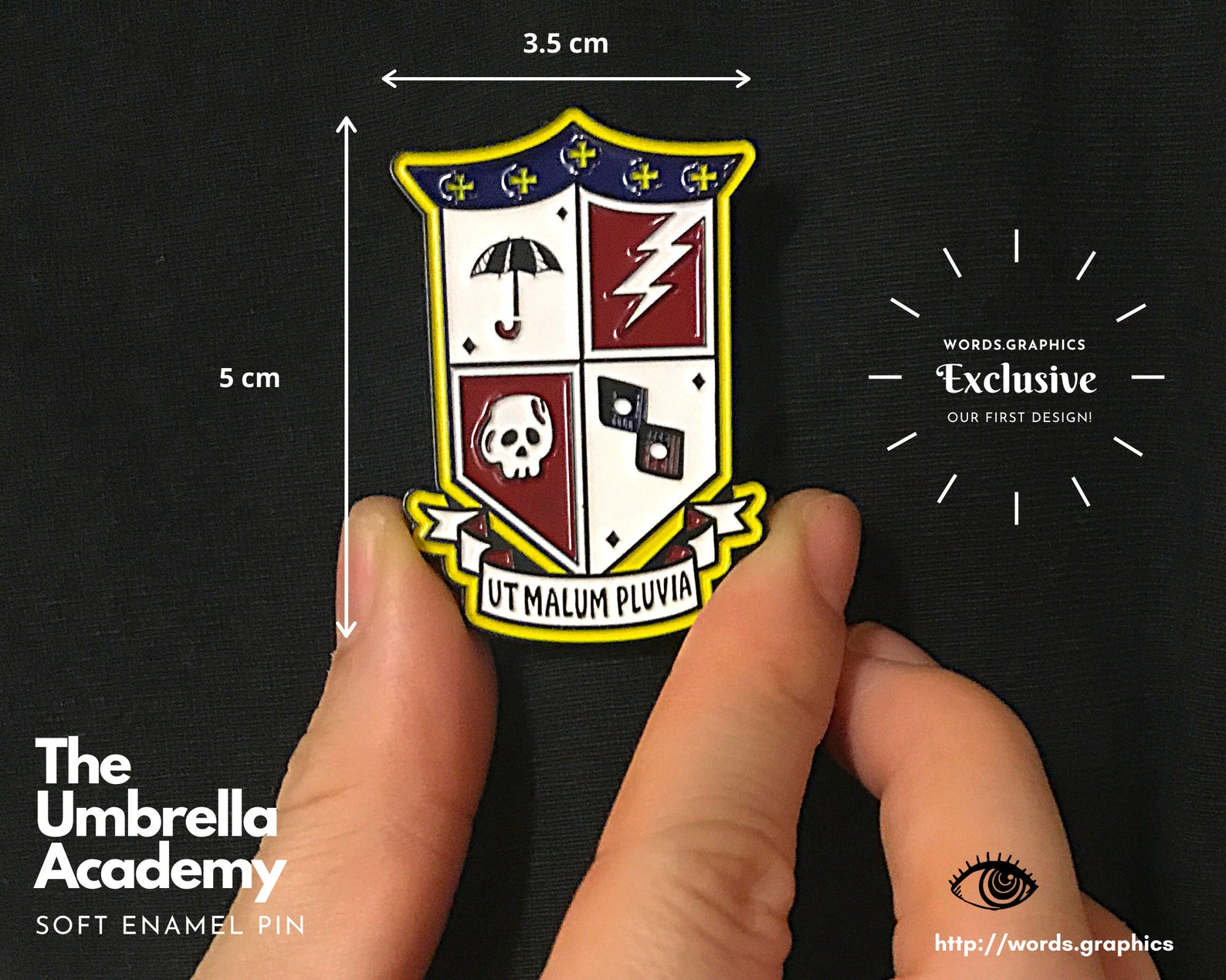 The Umbrella Academy Soft Enamel Pin School Badge Etsy