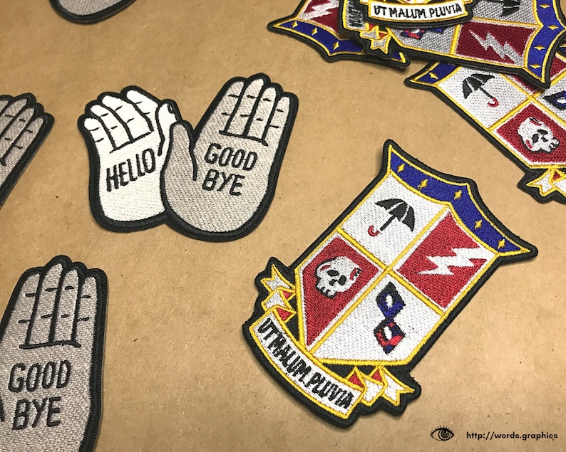 Klaus Hargreeves Hello GoodBye Iron On Embroidered Patch Number Five