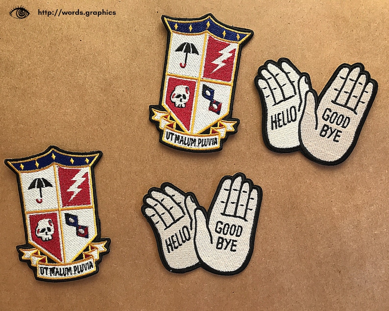 Klaus Hargreeves Hello GoodBye Iron On Embroidered Patch Number Five