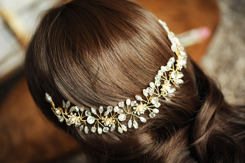 Bridal Hair Vine Flower Hair Vine Wedding Hair Vine for Etsy