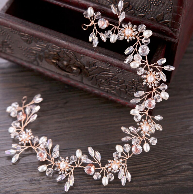 Bridal Hair Vine Flower Hair Vine Wedding Hair Vine for Etsy