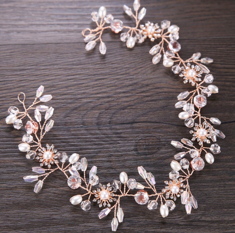Bridal Hair Vine Flower Hair Vine Wedding Hair Vine for Etsy