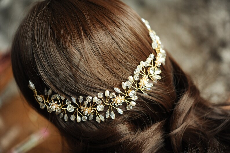 Bridal Hair Vine Flower Hair Vine Wedding Hair Vine for Etsy