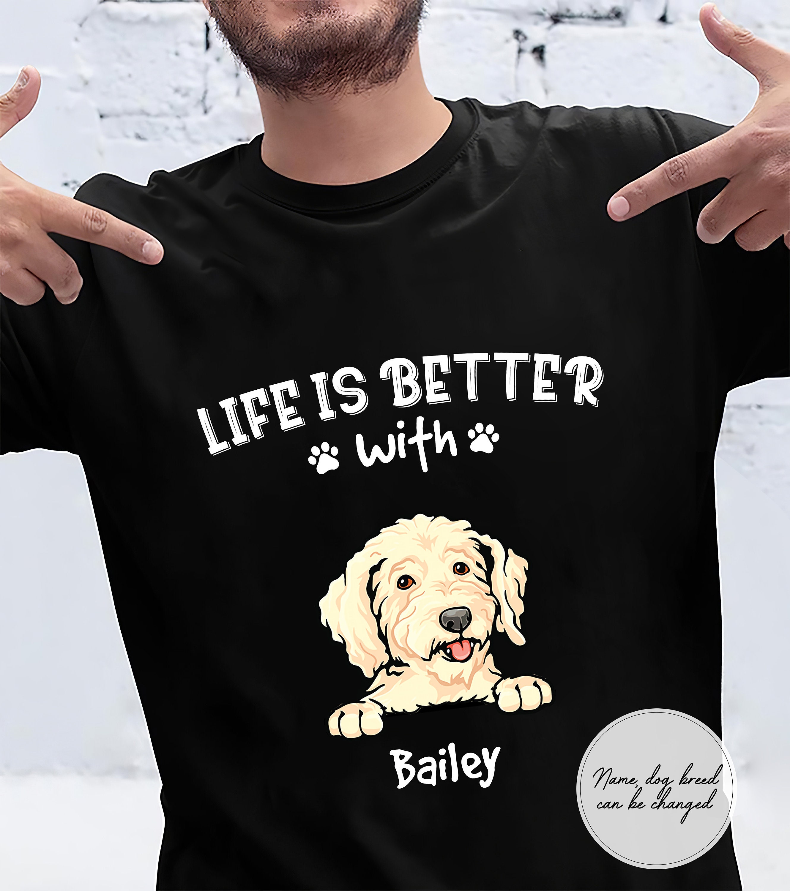 Personalized Shirt For Dog Lovers Fathers Day Gifts Dog Etsy