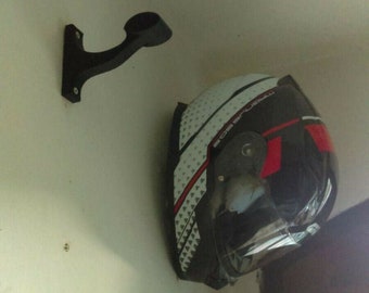 Motorbike Helmet Wall Mounted Holder Cycle Bike Bicycle Hook Hanger Storage