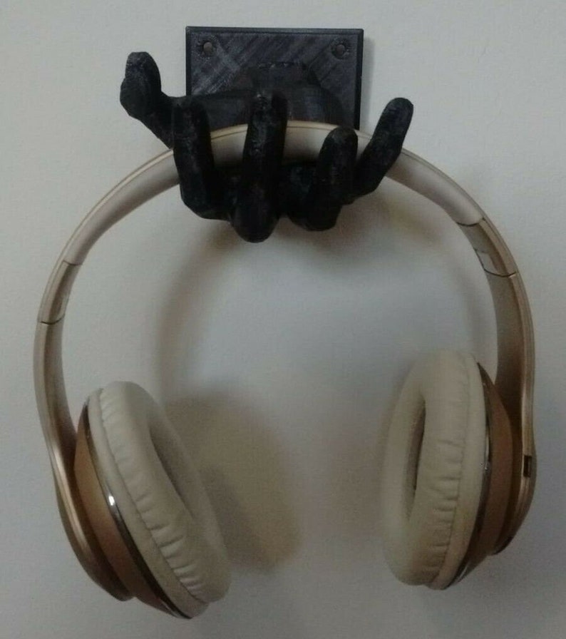 Hand Shaped Headphone Headset Holder Wall Mount Stand or Soap Etsy UK