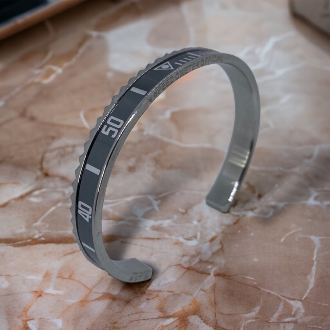 Speedometer Official Bracelet Classic Gray Stainless Steel Watch
