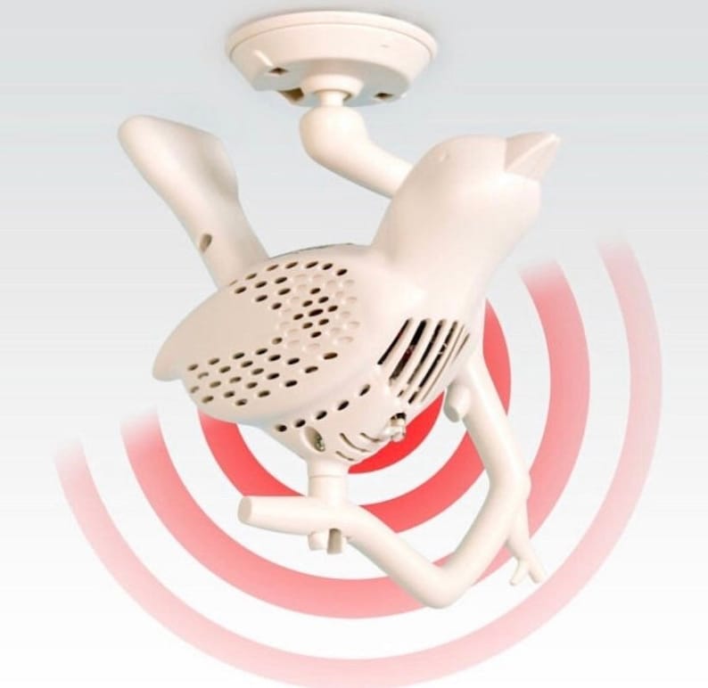 Chick-a-Dee Bird shaped Smoke Detector, Interior Design, Fire Prevention, Bird Shaped cute Smoke Alarm image 6