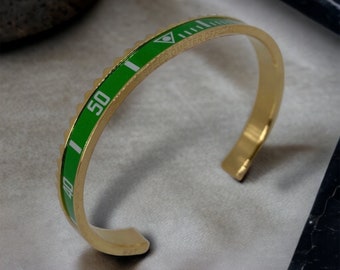 Speedometer Official Bracelet Green Gold Watch Bracelet, gift for him, gift for watch lovers, watch accessory