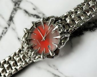 Gothic Style Opium Watch With Solid Stainless Steel Claws Very