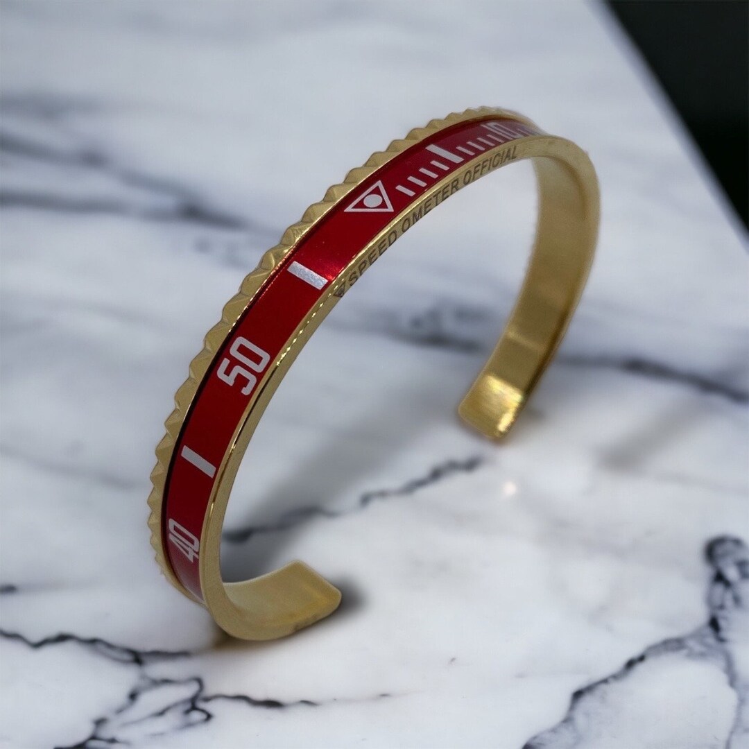 Speedometer Official Bracelet Classic Red Gold Watch Bracelet Etsy