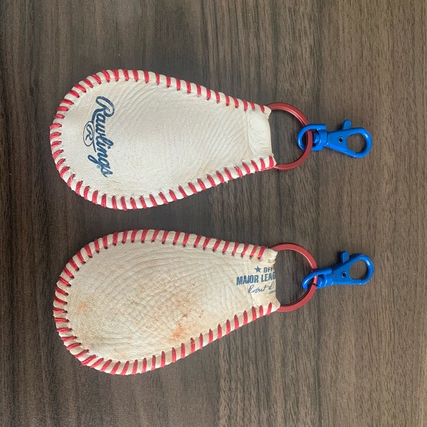 Llavero usado del juego de béisbol oficial de la MLB