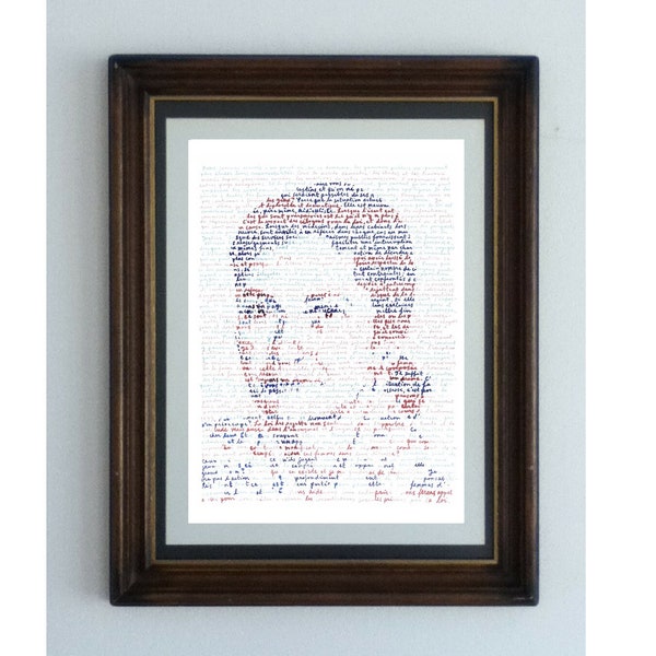 Simone Veil, portrait of the French politician, President of the European Parliament and Minister of Health, with her speech in 1974