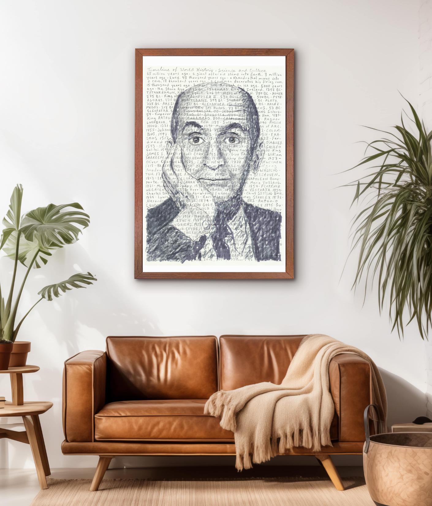 Louis de Funès, portrait of the French actor, one of the most famous comic actors in French cinema, Cruchot