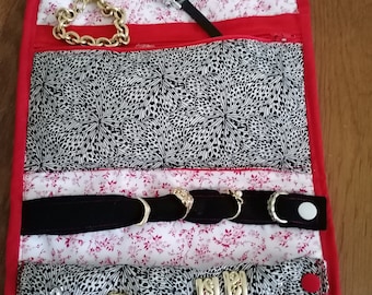 Pochette de rangement et transport de bijoux