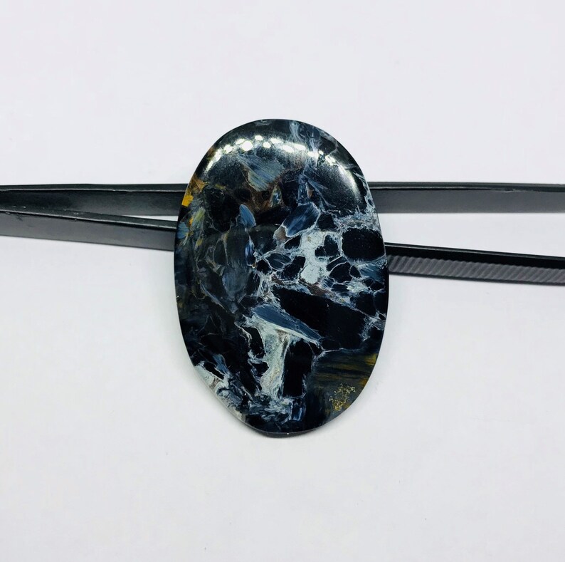 Pietersite,Natural Pietersite,Pietersite Cabochon,Pietersite Gemstone,Cabochon,Jewelry Making,Gemstone,Natural Gemstone 41x28x3.4mm 41 Cts