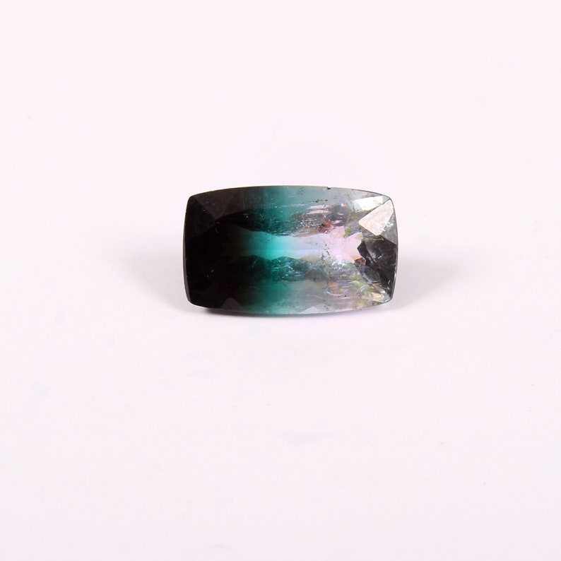 Tourmaline,Natural shops Tourmaline,Bi Color Tourmaline,Tourmaline Gemstone,Tourmaline Cut Stone,Jewelry Making,Ring Stone,15.7x9x6mm - 7.5 Carats