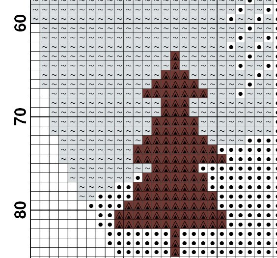 Christmas Cross Stitch Pattern PDF Christmas Winter House - Etsy