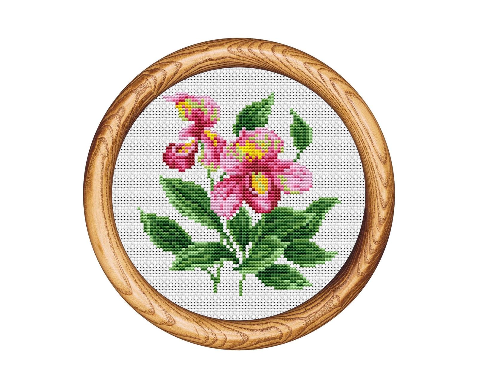 Flowers Cross Stitch Pattern. Flower Xstitch. Counted Cross Stitch