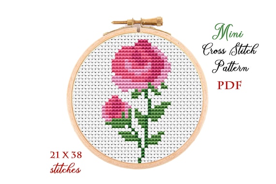 Cross Stitch Kits: Stamped Cross Stitch Kits for Beginners. [1 Embroidery  Hoop] Simple and Easy Beginner Cross Stitch Kits for Adults and Kids, use  as