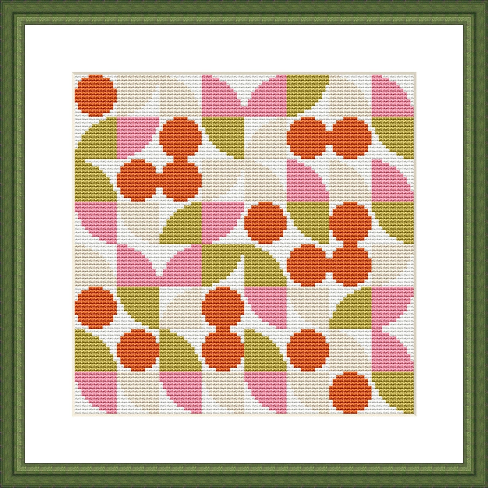 Abstract Cross Stitch Pattern Modern X-stitch Pattern Art | Etsy