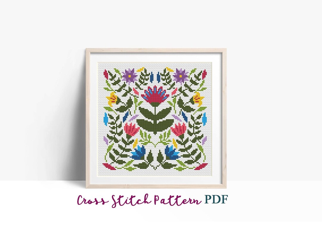 Butterfly Cross Stitch Pattern, Moth Insect Nature Cross Stitch, Hoop  Embroidery. Easy Counted Cross Stitch Chart. Instant Download PDF 