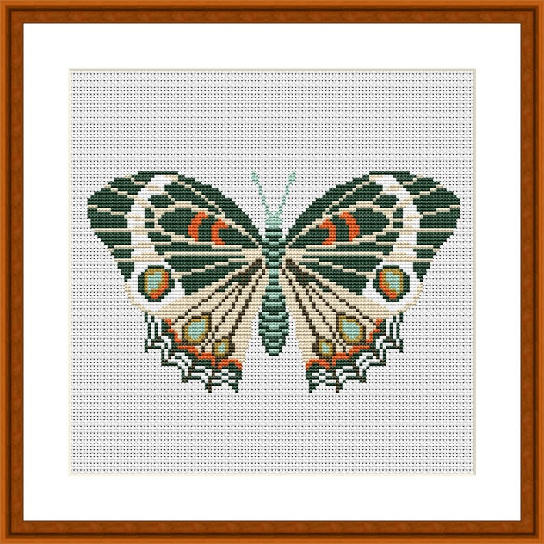 Cross Stitch Pattern Butterfly Insect Nature Cross Stitch Etsy