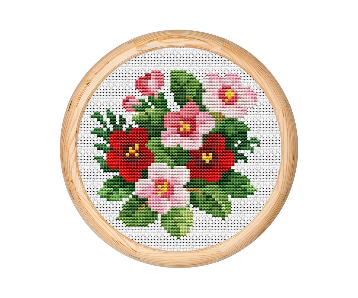 アンティークお花刺繍クロス　ヴィンテージ アンティークお花刺繍クロス ヴィンテージ