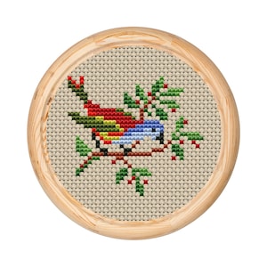Vintage Flowers Cross Stitch Pattern, Antique Cross Stitch Design, Mini Floral x-stitch pattern, Embroidery Flowers, instant download PDF