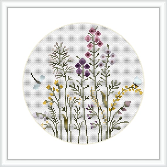 Cross-stitch Pattern Collection. Spring Flowers: Counted Cross Stitching  for Beginners (Cross-stitch embroidery Book 2) See more