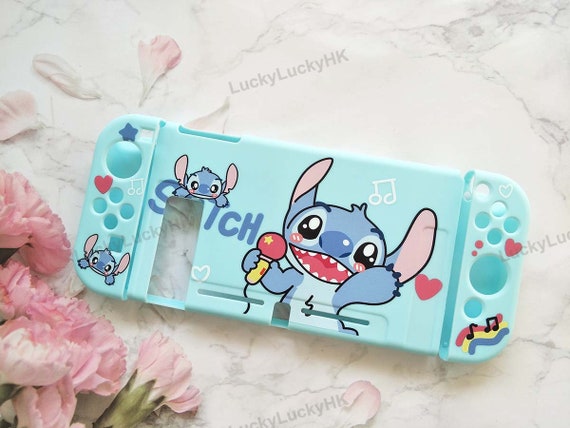 Cute Cartoon Love Stitch Nintendo Switch lite Shell Clear case Protective  cover