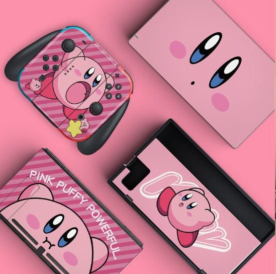 Cute Nintendo Switch Skin Kirby Nintendo Switch Decal Decal Etsy Canada