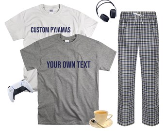 personalised pjs for him