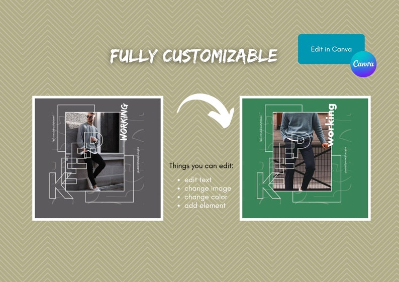 70 Instagram Templates Designed With Canva | Instagram Post Templates ...