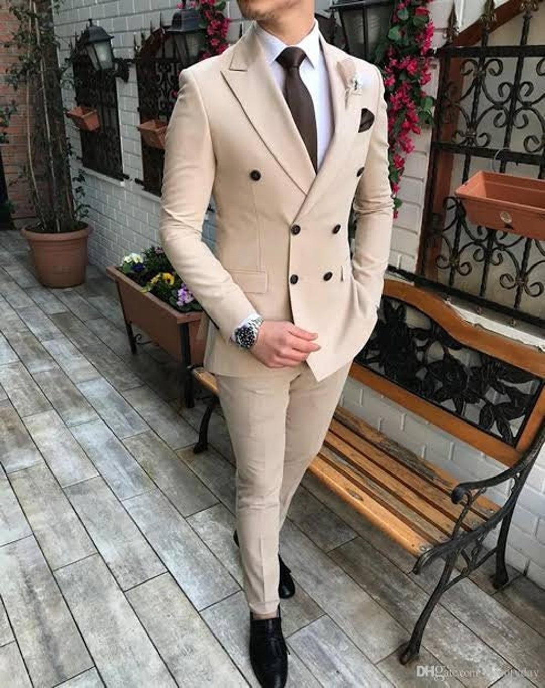 MEN SUIT 2 PIECE Double Breasted 