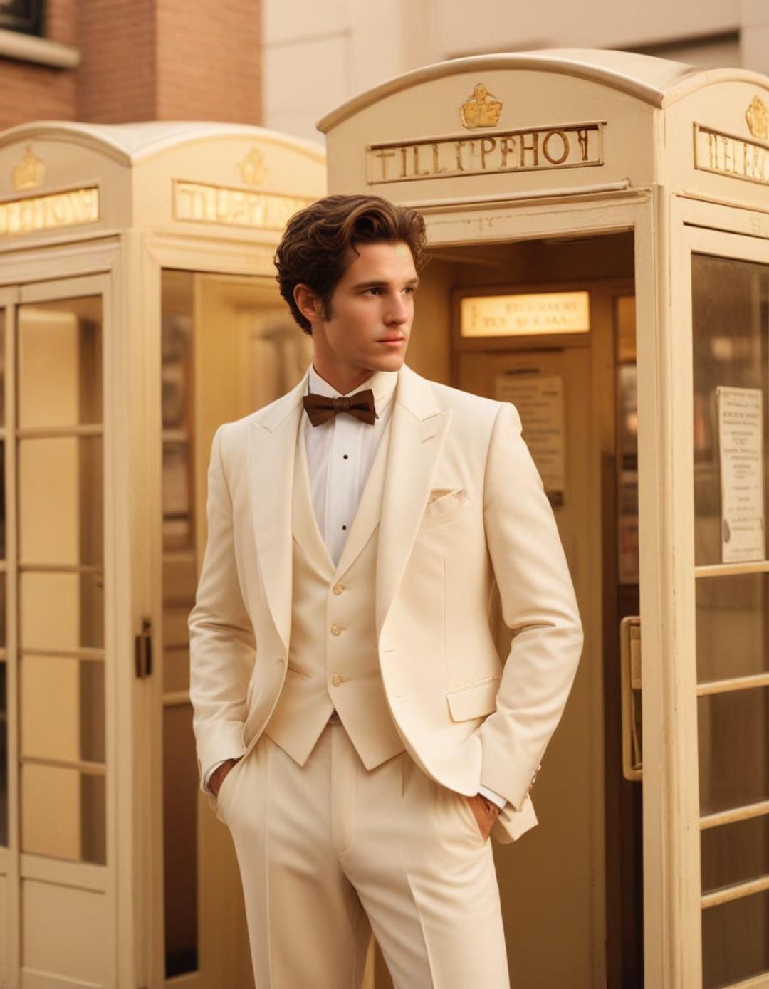 WEDDING 3 PIECE SUITS Wedding Wear Premium Cotton Blend Slim Fit Three