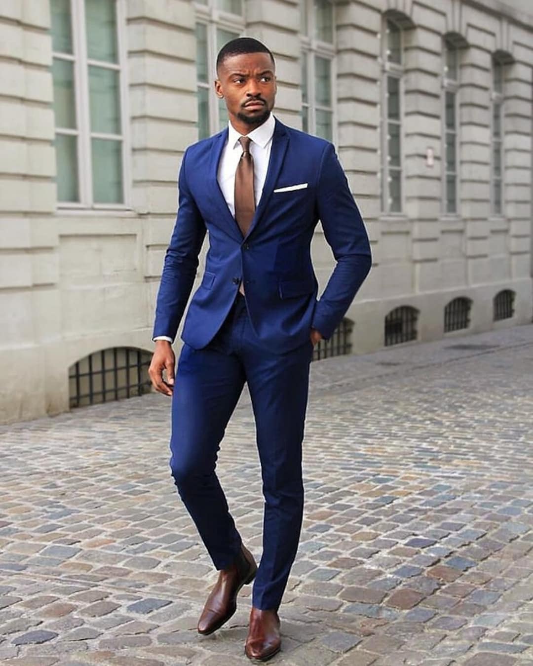 Buy MEN SUITS 2 Piece Wedding Wear 2 Piece Blue Premium Suits Online in India - Etsy
